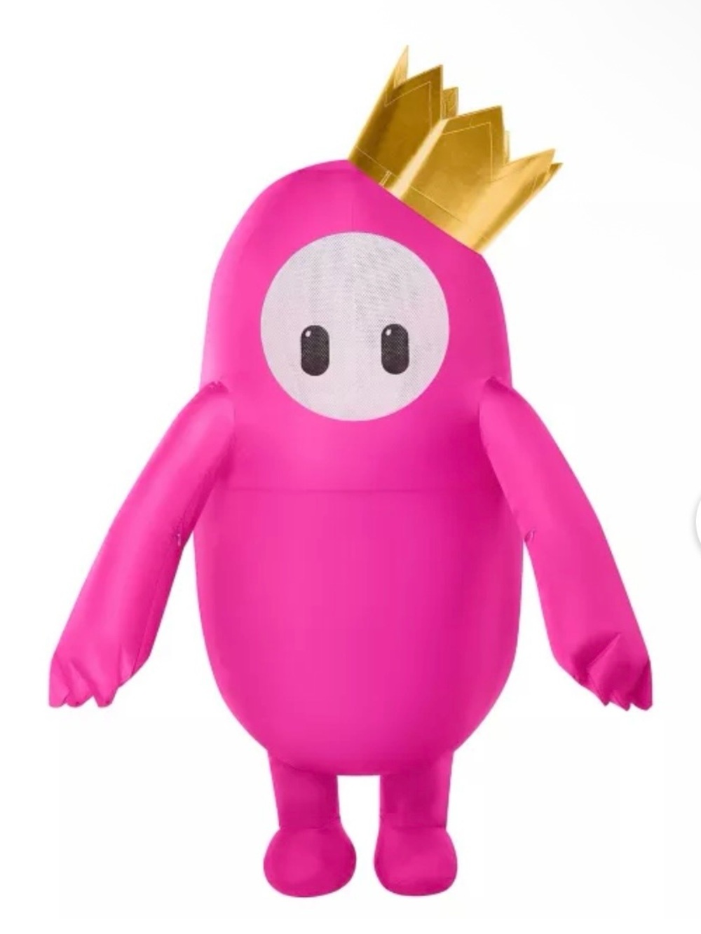 Spirit Halloween Fall Guys Pink Inflatable Costume – Youth One Size 💗👑